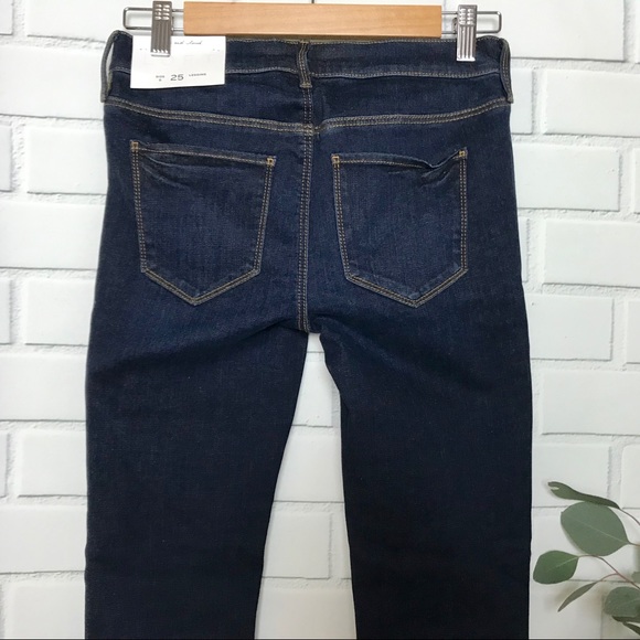 ✨HP NWT LOFT Denim Legging Jeans Vivid Dark Indigo - Picture 6 of 8